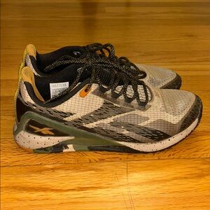 Reebok Women’s Black and Green Athletic Shoes